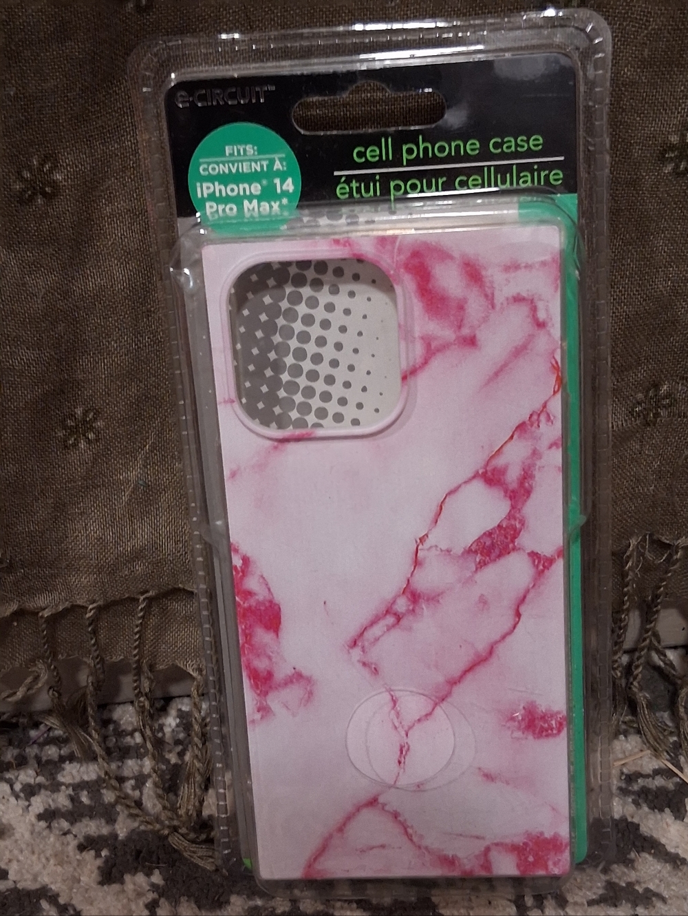 Pink Marble iPhone 14 Pro Max Case by